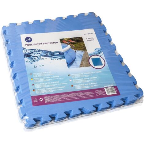 Accessorio piscina gre-pools mpf509 9 pezzi 50x50 cm
