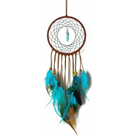 MINKUROW Dream Catcher Grande Piuma Colorata Fatta A Mano Acchiappasogni  Ornamento Appeso A Parete Per Camera