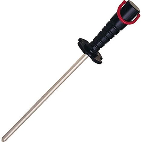 Acciaino DMT Diamond Steel, a grana fine, 25,4 cm / 10 pollici, 1 pezzo, DS0F