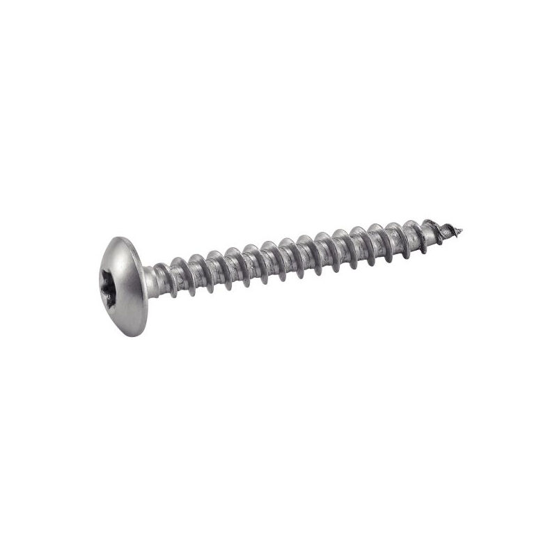 Scatola 100 viti Acton Torx per legno truciolare - Filettatura totale - 6 x 40 mm - 623106X40