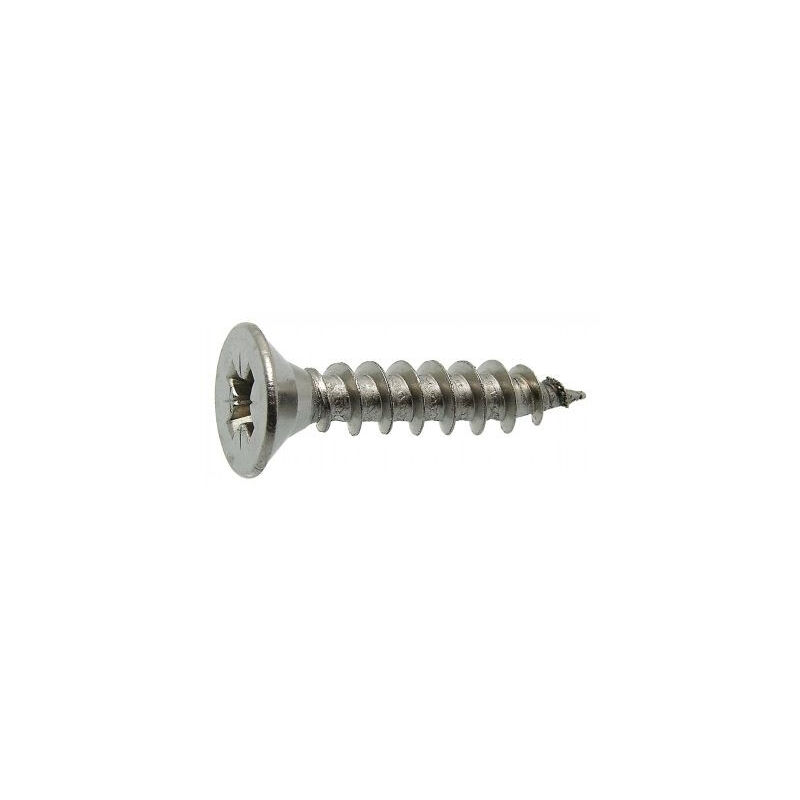 Vis aggloméré tête fraisée Pozidrive Inox A2 Acton 62305