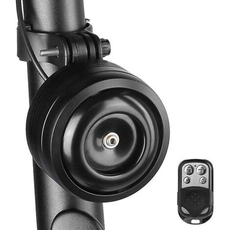 accolmile Diebstahlsichere Fahrradhupe mit Fernbedienung, wasserdicht und wiederaufladbar mit USB-Anschluss