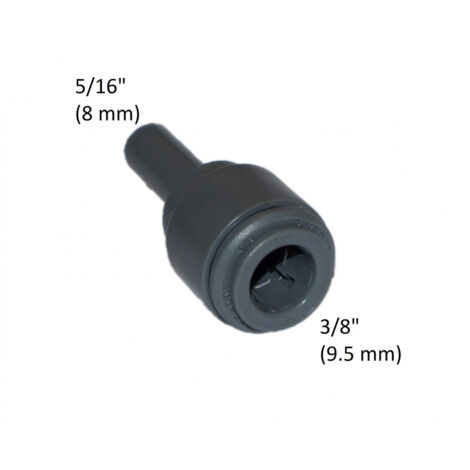 Accoppiamento per tubo da 3/8" (9,5 mm) a presa 5/16" (8mm) Aswo