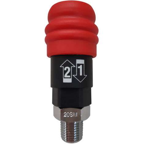 Accoppiatori rapidi filettati maschio 1/2'' - L.44mm