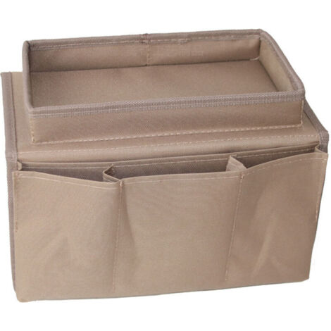Accoudoir de Canapé Sac de Rangement, Organiseur d'Accoudoir de Canapé, Organisateur d'accoudoir de Chaise de Canapé avec 4 Poches pour Tablettes, Téléphone, Livre, Magazines, Télécommande, 31x54cm