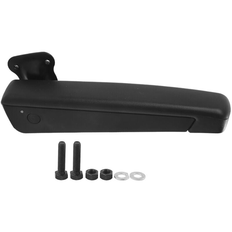Jeffergarden - Accoudoir de siège de voiture réglable de 0 à 120 ° Noir Repose-bras droit Remplacement universel pour camping-car Iveco