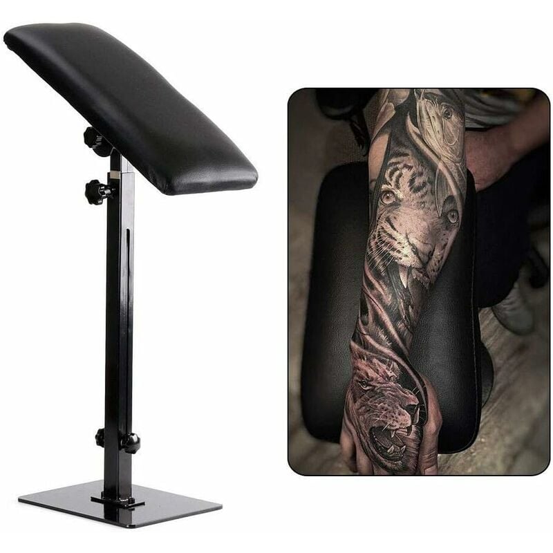Senderpick - Accoudoir de tatouage portable - 68-100 cm - Accoudoir réglable - Heavy Duty Iron