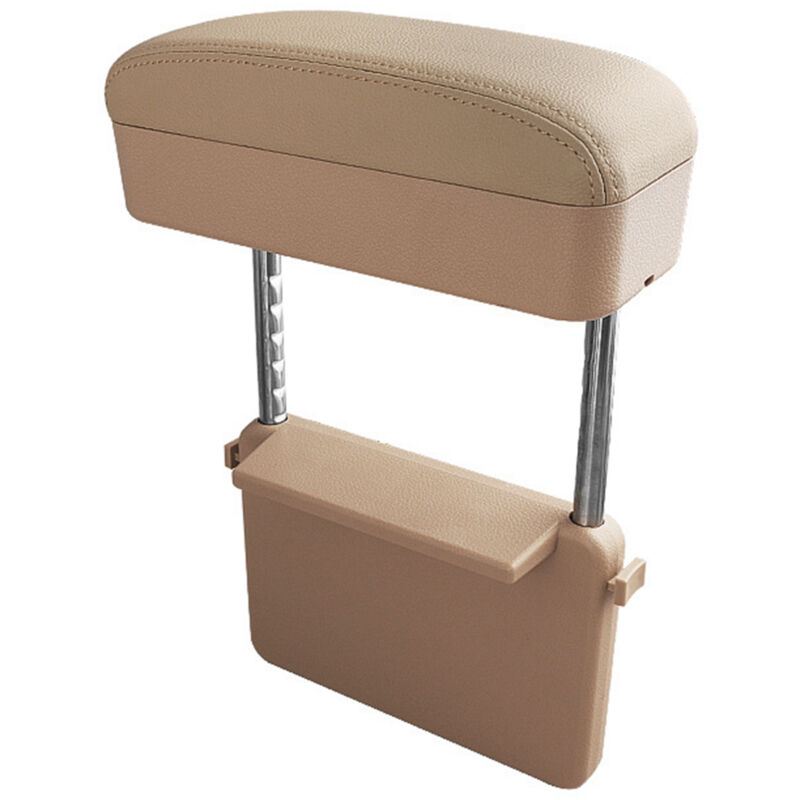 Lifcausal - Accoudoir de voiture, console centrale, extension de boîte, support d'accoudoir réglable en hauteur, coussin de repose-coude pour la