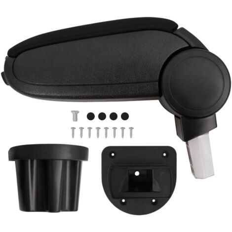 DESTOCKOUTILS de voiture noir 13,5x32,5x(31-46,5) cm ABS vidaXL