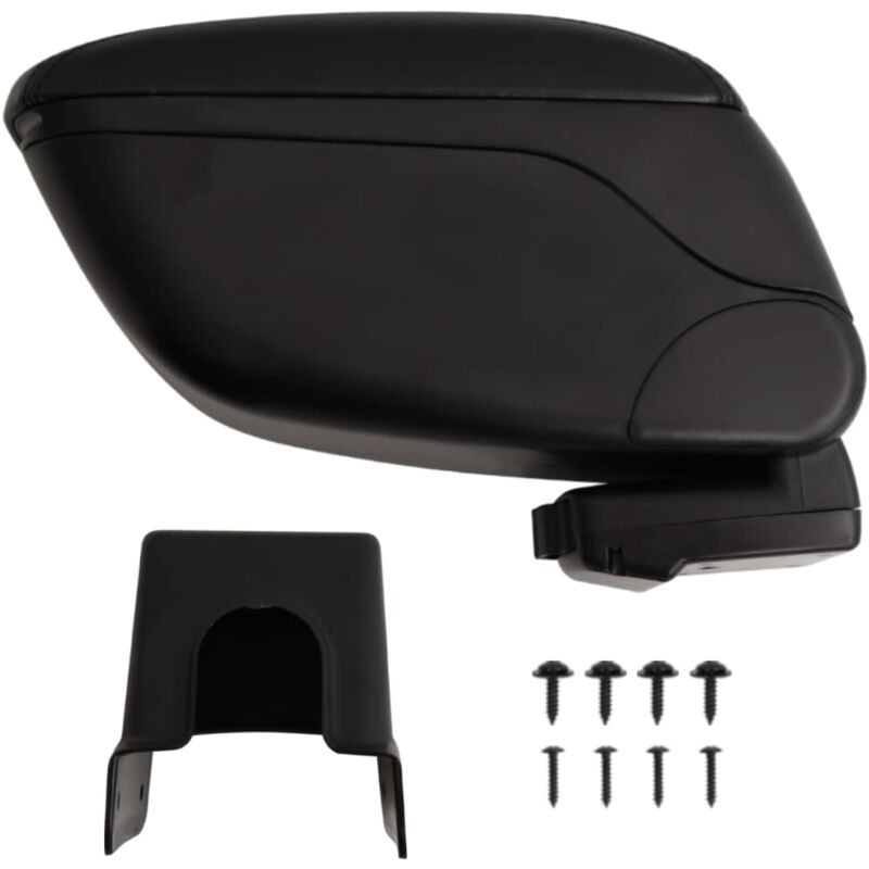 Destockoutils - Accoudoir de voiture noir 13x31x(31-44) cm abs