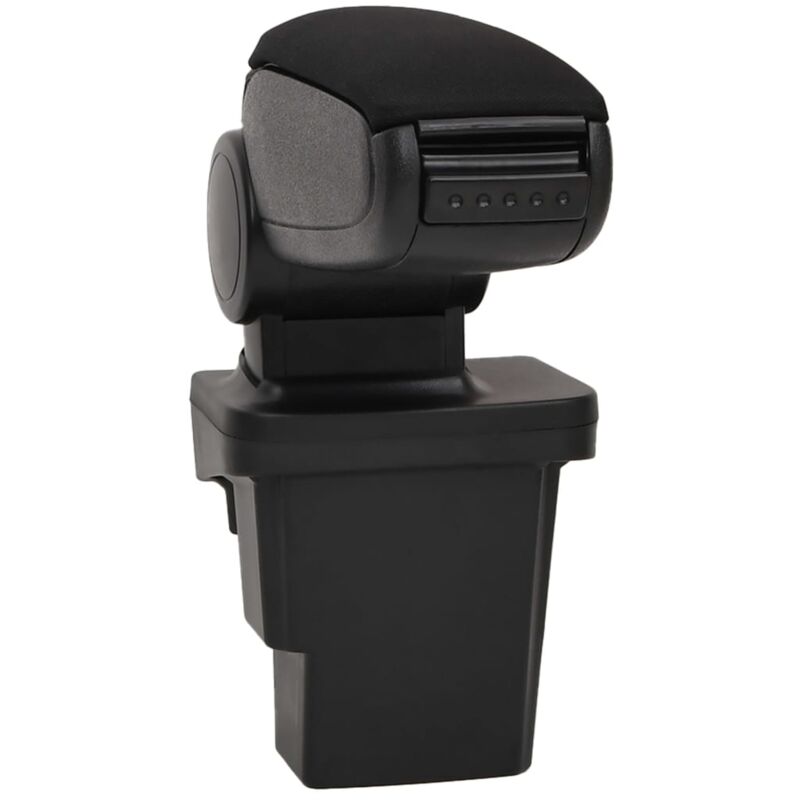 Destockoutils - vidaXL Accoudoir de voiture noir 17x32x(37-53) cm abs