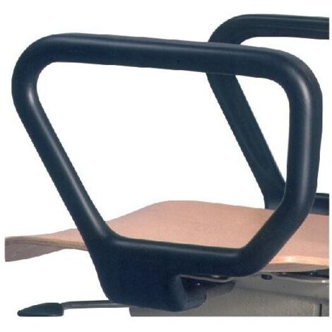 Accoudoir Fit adapté à chaise d'atelier pivotante série Fit rigide, noir BIMOS