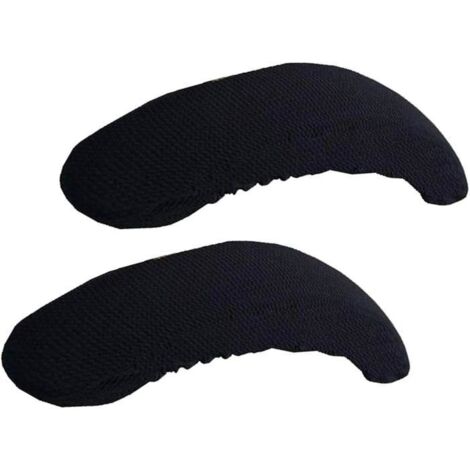 Accoudoirs Canapé Protection Élastique Housse d\'accoudoir de Chaise Pivotante Fauteuil d\'ordinateur Fauteuil - Noir