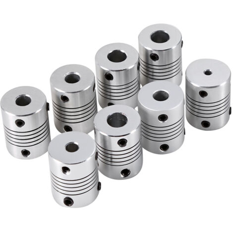 Accouplement d'arbre à mâchoires de serrage flexibles pour moteur pas à pas CNC, routeur