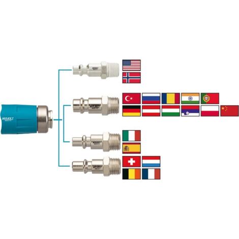 Accouplement (de sécurité) pour air comprimé 9000-050