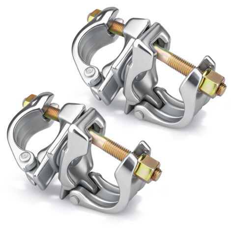 Accouplement Échafaudage 360°, 48x60mm, pour Fixation D'échafaudages et de Tiges D'ancrage, Accessoire pour échafaudage, pour Tubes D'échafaudage 42-52 mm et 52-62 mm