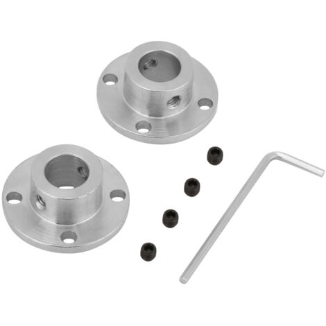 Accouplement rigide à bride M4 pour arbres, 2 pièces, diamètre intérieur 12mm extérieur 18mm