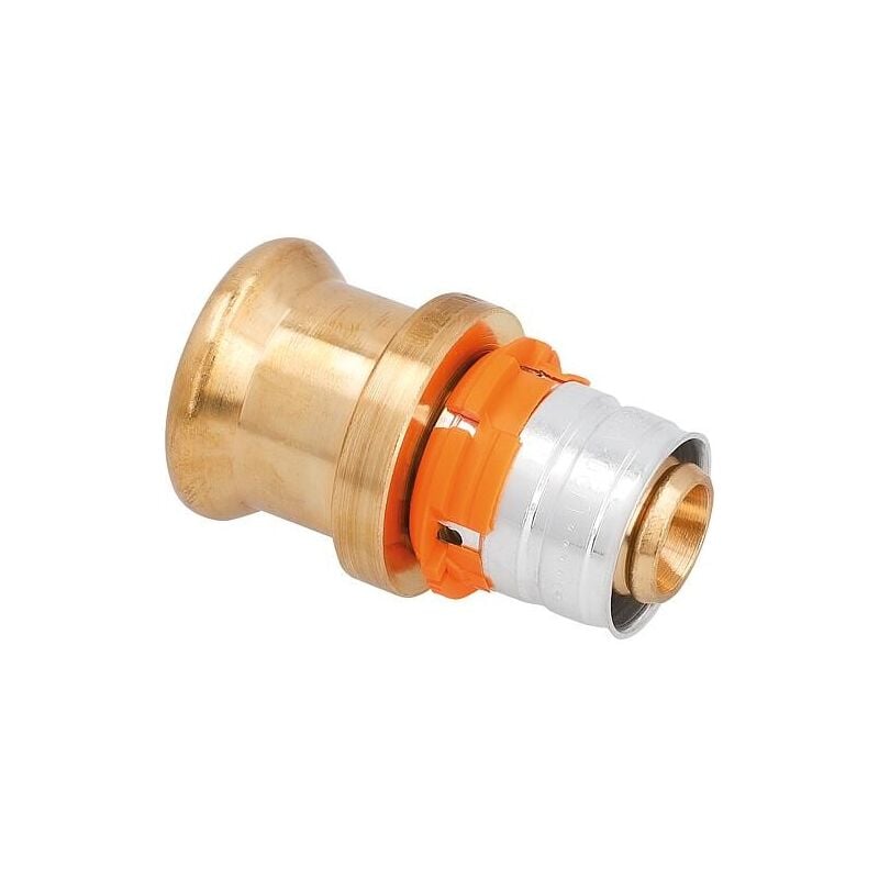 Uponor - Accouplement S-Sertir sur acier inoxydable/CU m Ø16mm-Ø15CU-SST