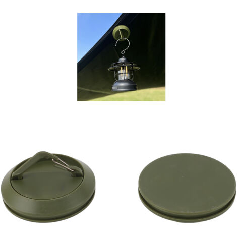 Accroche Magnétique Camping Installation Facile Forte Suction [Tout-terrain] ABS Magnet 5kg Capacity 7cm Vert Militaire