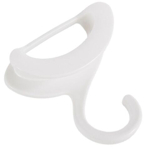 Accroche-sac pour porte, PP, blanc