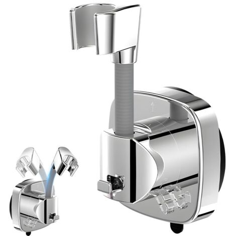 Accroche Support Pommeau de Douche, Support Douche Ventouse, Support de Douche Sans Perçage, pour Douchette ou Pommeau
