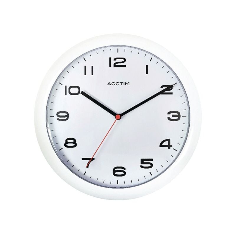 Image of Acctim 92/301 Aylesbury Wall Clock White - White