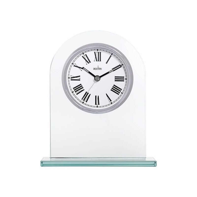 Image of Adelaide Mantel Clock Silver - Acctim