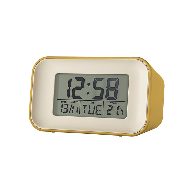 Image of Alta Alarm Clock Mustard - Acctim