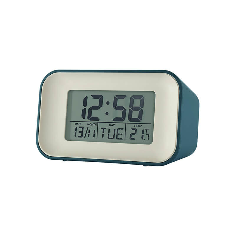 Image of Alta Alarm Clock Storm Blue - Acctim