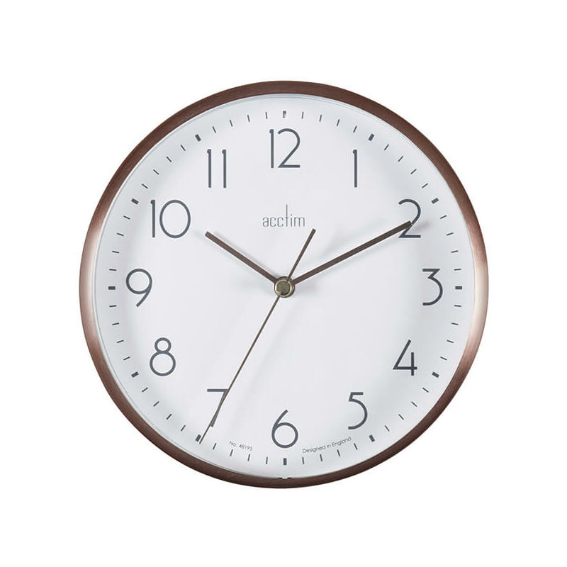 Image of Ava Wall Clock Copper - Acctim