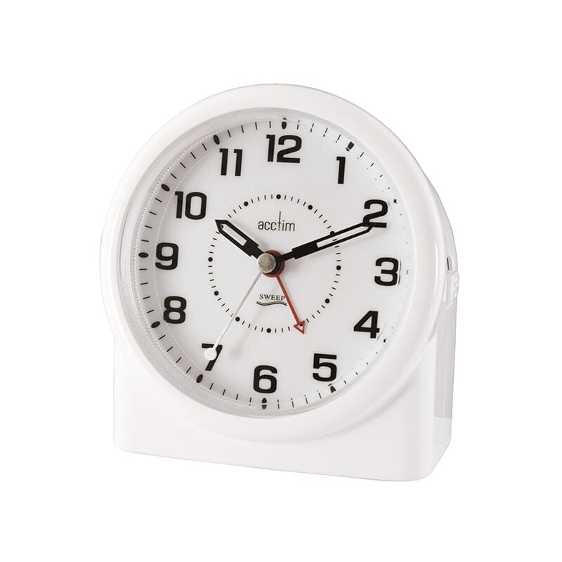 Image of Central Alarm Clock White - Acctim