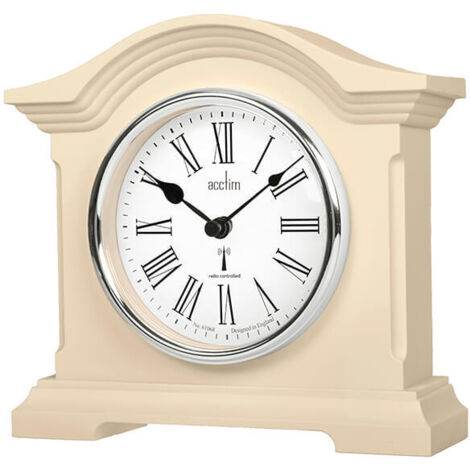 Acctim Chestfield Mantel Clock Cream