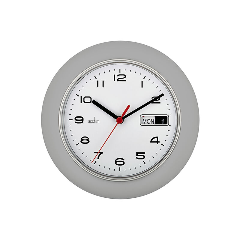 Image of Acctim - Date Minder Wall Clock Grey 93/702GR