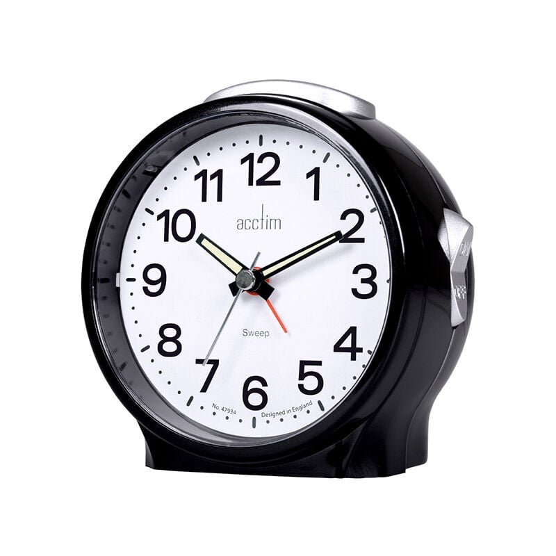 Image of Elsie Alarm Clock Black - Acctim