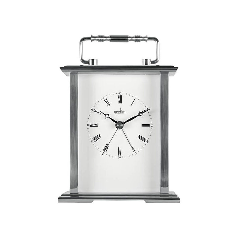 Image of Gainsborough Mantel Clock Silver - Acctim