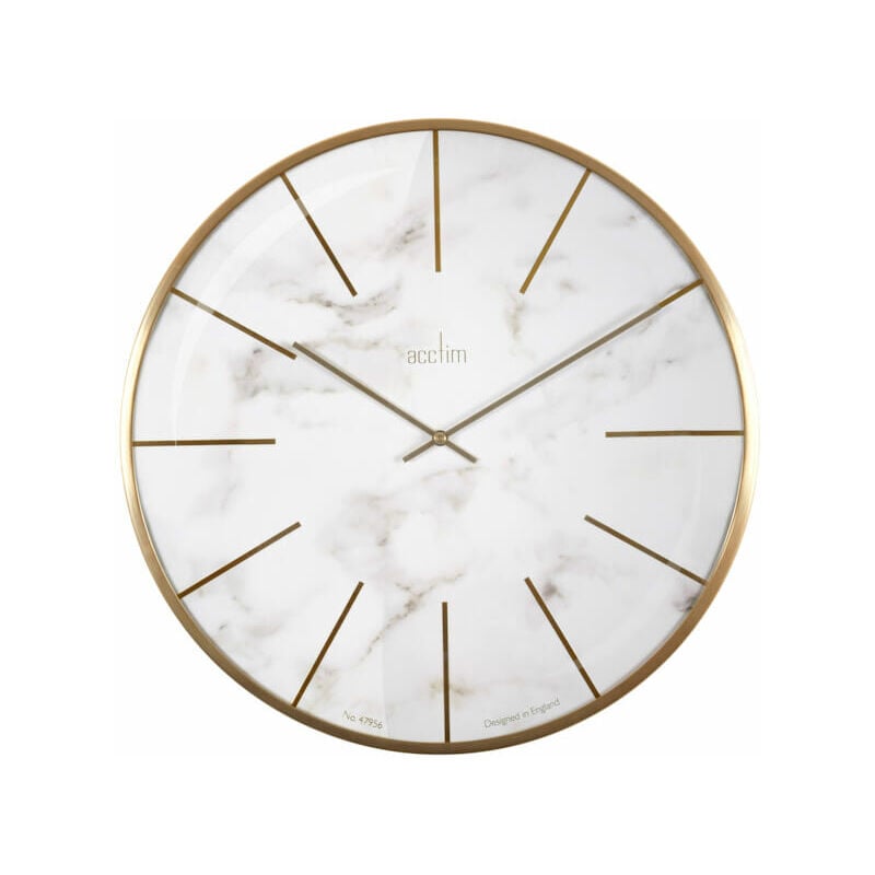 Image of Luxe Marble Clock - Acctim