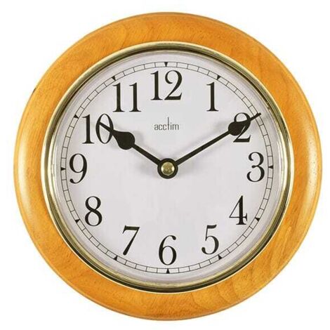 Acctim Maine Wall Clock Cherry