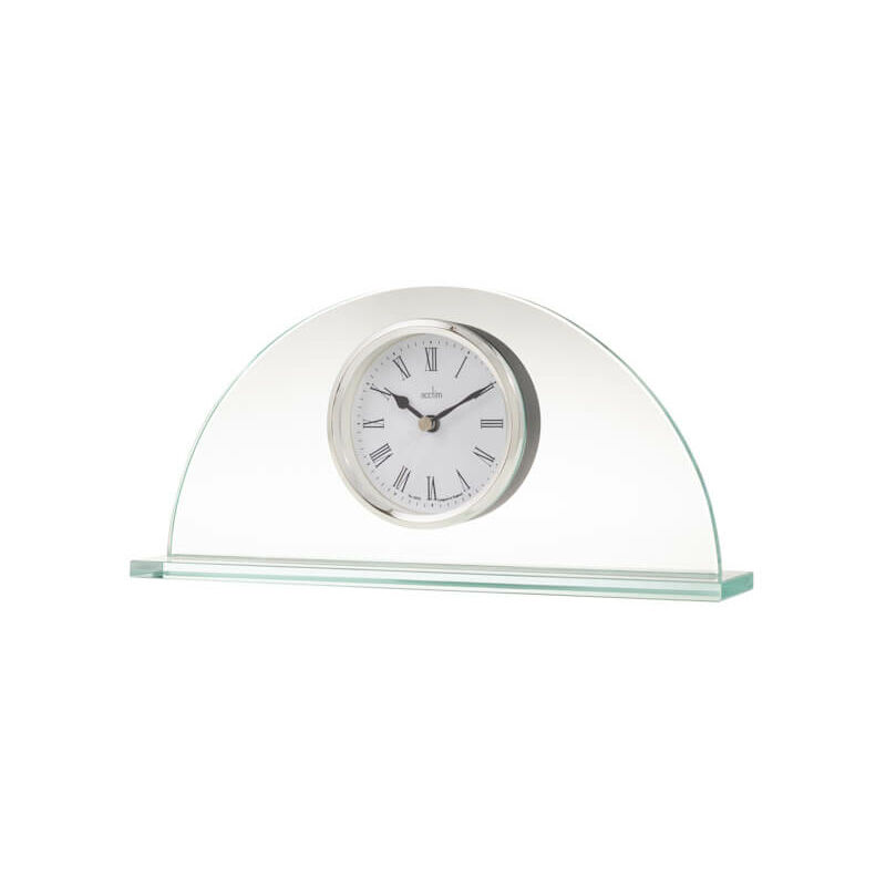 Image of Milton Chrome Clock - Acctim