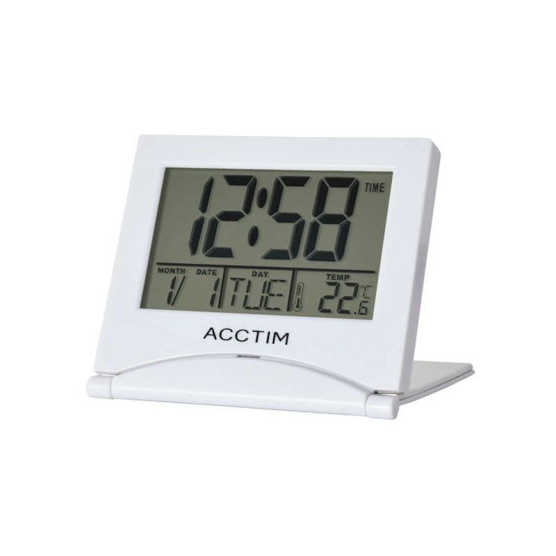 Image of Mini Flip ii White Clock - Acctim