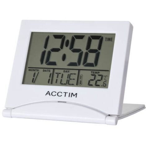 Acctim Mini Flip II White Clock