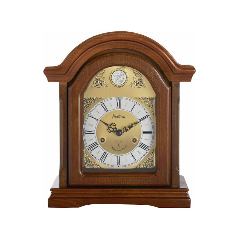 Image of Redbridge Dark Wood Clock - Acctim