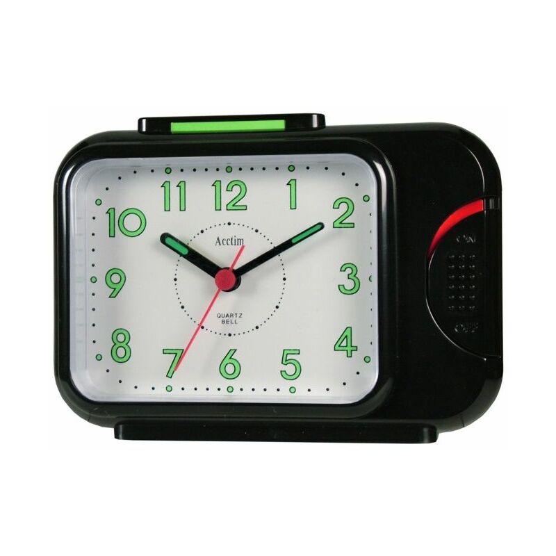 Image of Acctim Sonnet Alarm Clock Black - 12613