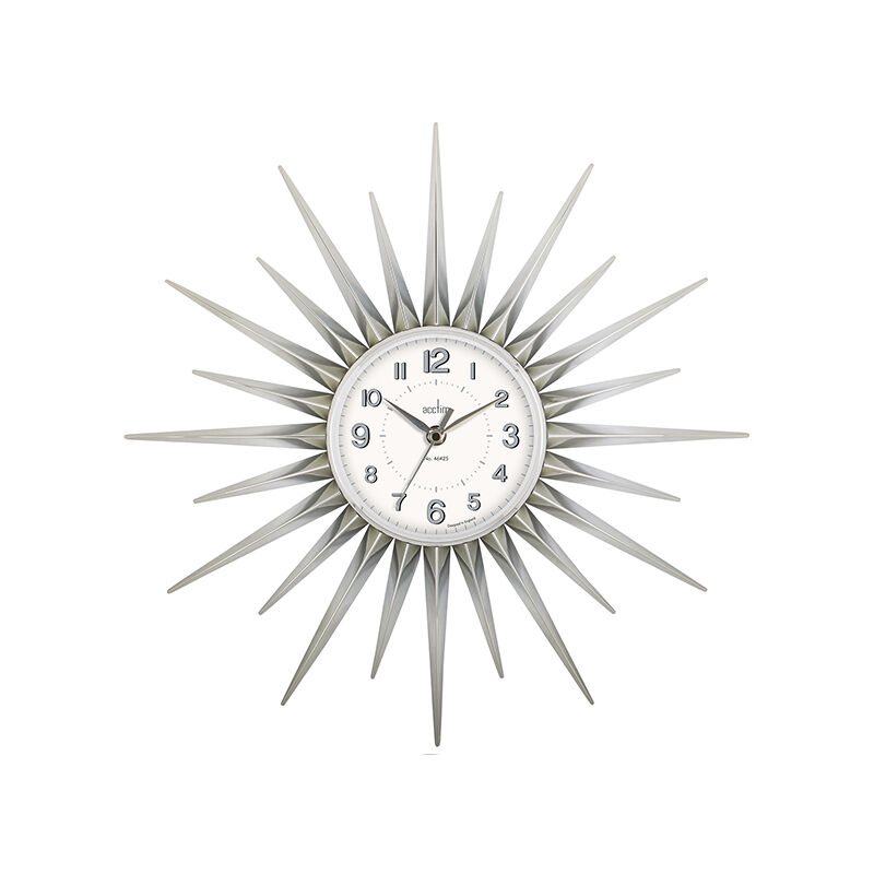 Image of Acctim Stella Wall Clock Chrome
