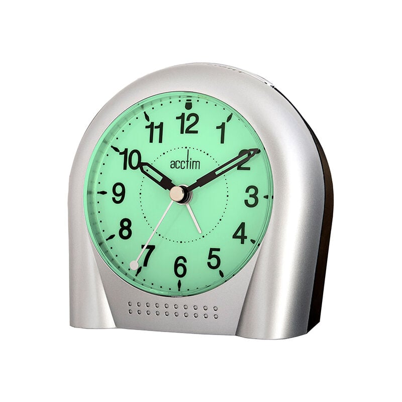 Image of Sweeper Alarm Clock Silver - Acctim