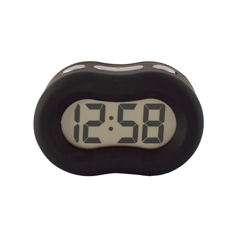 Image of Vierra Liquorice Black Clock - Acctim
