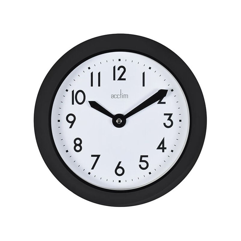 Image of Wixham Wall Clock Black - Acctim