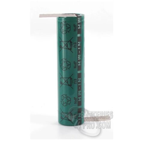 Accu 1.2V 3.8Ah NiMh 4/3 AU Panasonic - pod di saldatura opposta