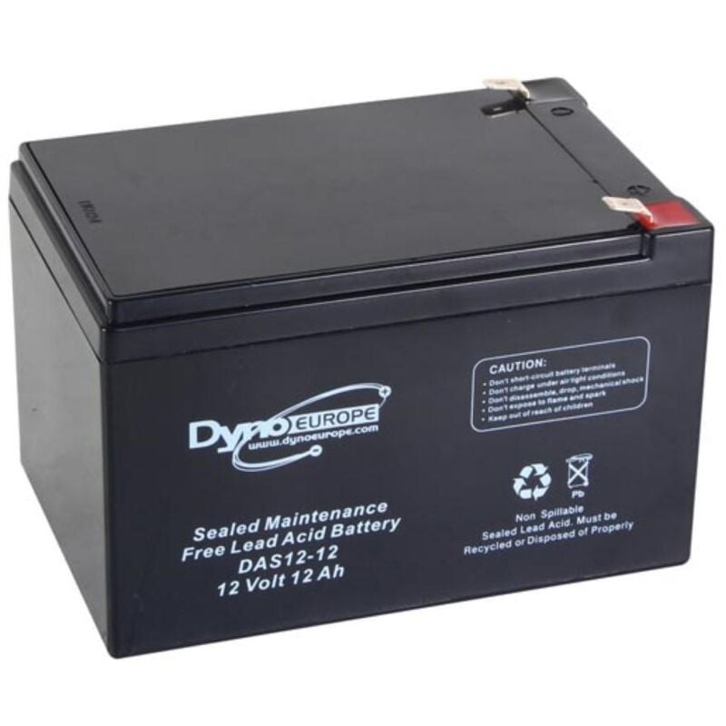Dyno Europe accu acide-plomb 12 v - 12 Ah 150 x 97 x 99 mm
