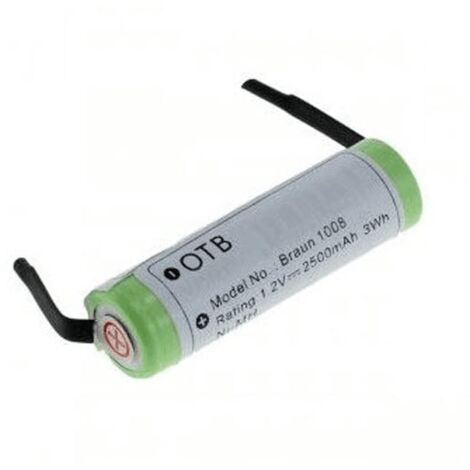 ACCU COMPATIBLE POUR BRAUN (1008) ET PHILIPS (HX53 POUR PIECES SOINS CORPORELS PETIT ELECTROMENAGER - H426834