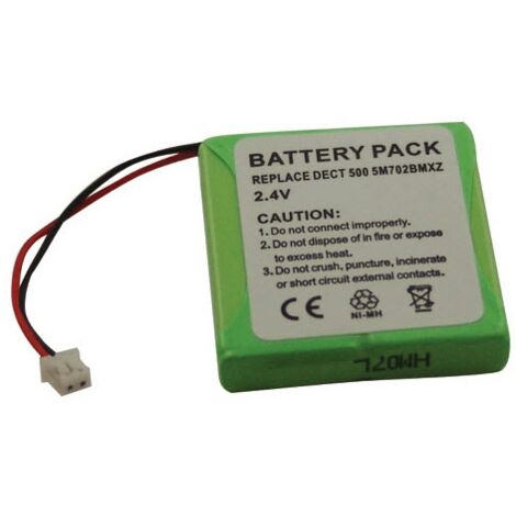ACCU CPPA24016 2.4V 600 MAH pour PIECES ACCESSOIRES...